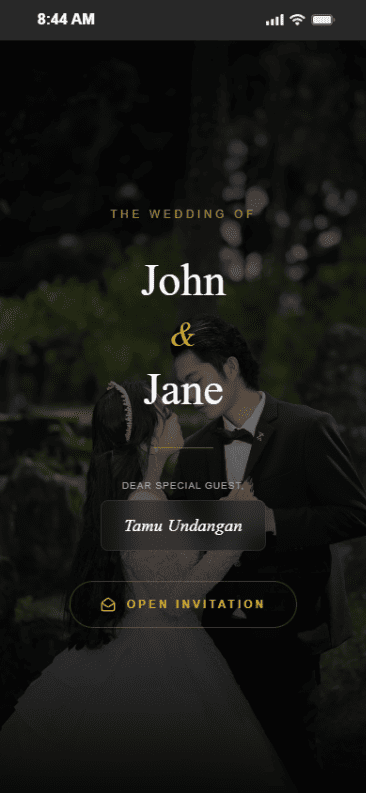 Infinimaji Digital Invitation | Invitation View